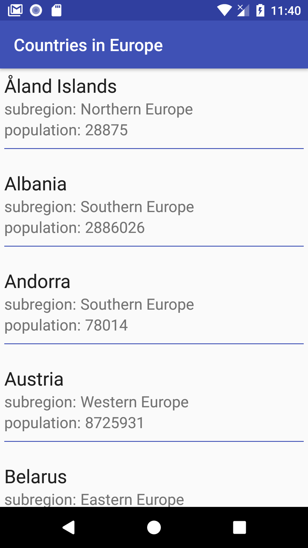 Retrofit Countries Coding Sonata