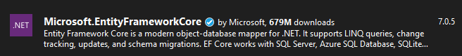 Microsoft.EntityFrameworkCore